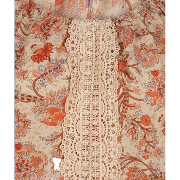 NWT ESQUALO Touch of Sun Lace Blouse - Picture 3 of 7